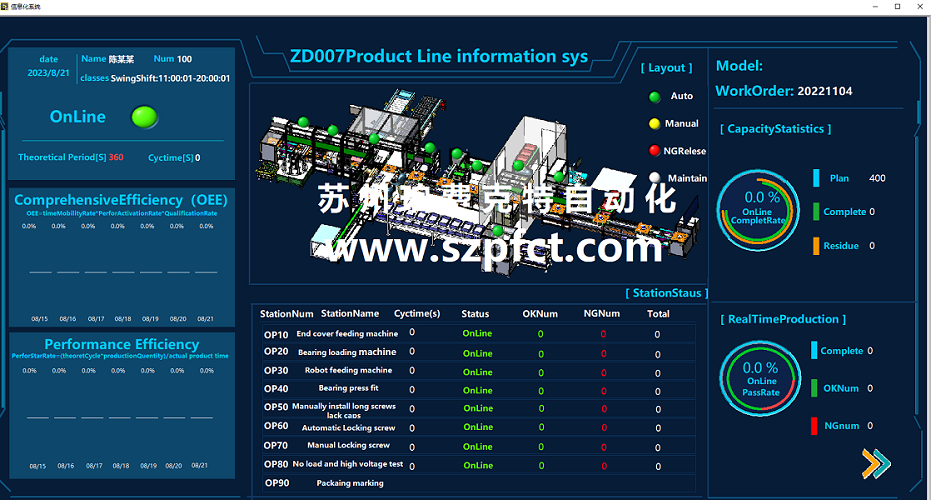 Production information system