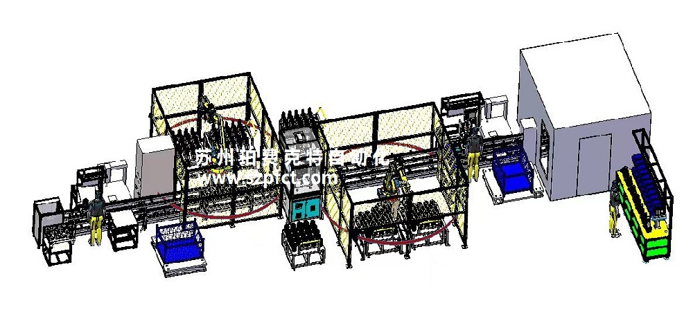 Frequency conversion AC and permanent magnet synchronous motor assembly line